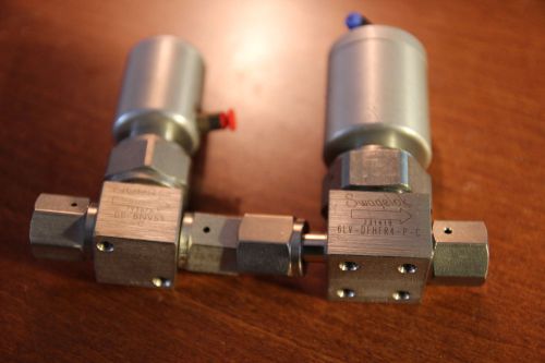Swagelok/Nupro Valves 6LV-DFHFR4-P-C and SS-BNV51-C