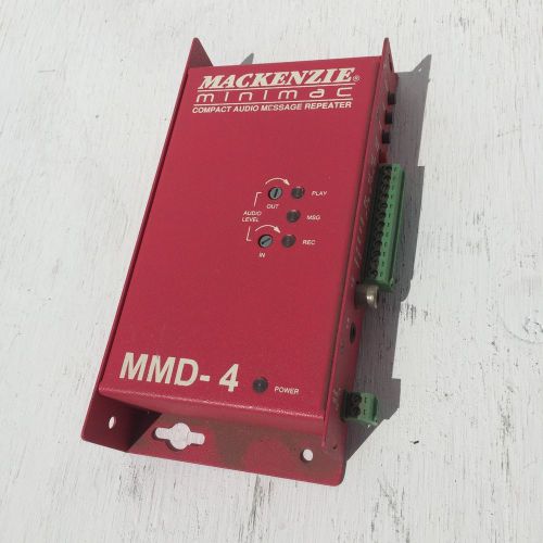 Mackenzie Labs MMD-4 MMD4 COMPACT AUDIO MESSAGE REPEATER 8kHz bandwidth