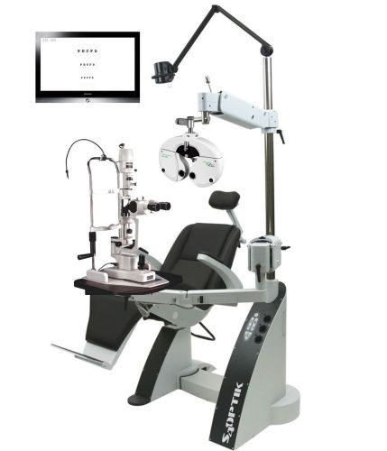 Executive Ophthalmic Exam Lane Package- (Chair/Stand, Slit Lamp, Refractor)