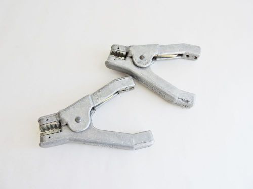 Pair of s r browne grounding plier type clamp  als-10a m83413/7-1 for sale