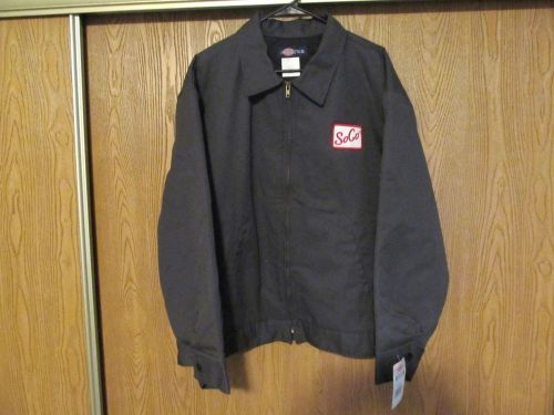 NWT MEN&#039;S 2X REG DICKIES SOCO JT15CH LINED EISENHOWER WORK JACKET, GRAY/CHARCOAL