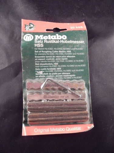 METABO 30-565 SET OF ROUGHING/RUSTIC BLADES FOR Ho002, 0883, HoE0983 PLANERS
