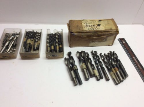 machinist drill bits flat L drills short and boring head huge lot