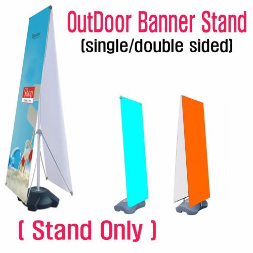 WATER BASED Outdoor DOUBLE/SINGLE Sides Adjustable X BANNER STAND