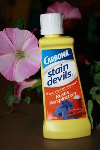 NEW Carbona Stain Devils #1 Specialty Rust Perspiration  Remover Cleaner, 1.7 oz