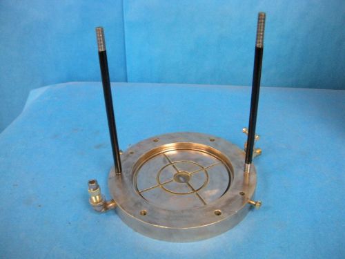 Copper Cooling Plate 5.5&#034; I.D. With Brass Valve