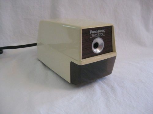 Vintage Panasonic KP-100 Pencil Sharpener Electric Tested Works Great! Auto Stop