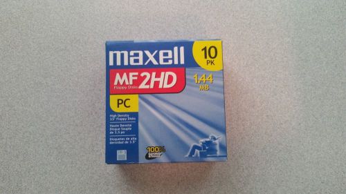 Maxell MF2HD 3.5&#034; 1.44MB Lot of 8 Disks