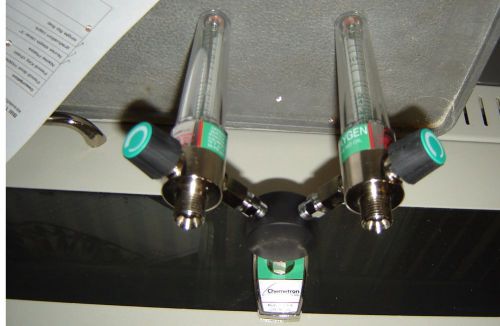 Allied 15002-03Y Double Oxygen Flowmeter Y Adapter Chemetron