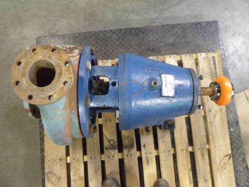 GOULDS 3175 4X6-14 IRON PUMP #513818J STAINLESS IMPELLER STUFFING BOX :CF8M USED
