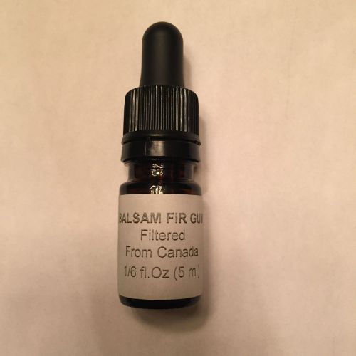 100% natural canada balsam fir gum / abies balsamea oleoresin (1/6 fl.oz/ 5 ml) for sale