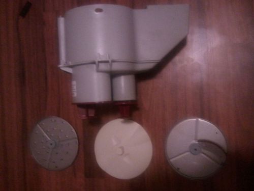 ROBOT COUPE R2N R2 Continuous Feed bowl with 2 blades &amp; discharge plate