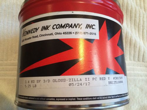 1- 5.25# CAN OF PRE MIXED KENNEDY SF 3/D GLOSS/ZILLA II PC RED #301589