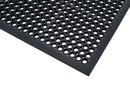 New Commercial Drainage Kitchen Bar Anti Slip Fatigue Rubber Floor Mat 3x5