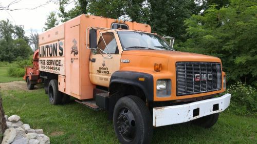 GMC Topkick Forestry Chip Dump Truck with Man Cab