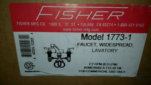 Fisher 1773-1 Faucet widespread adjustable single deck spout (from 6&#034; to 24&#034;)