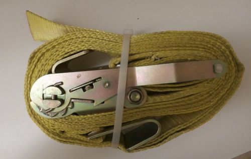 Certified sling strap winch tie-down w/ ratchet  2&#034; x 27&#039; 10000 lb. cap. for sale