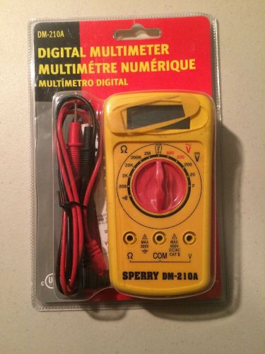 Sperry digital multimeter 11 range dm-210a brand new in package for sale