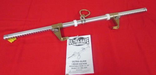 New * ultra safe us-mbc-b30 ultra glide beam anchor flange horizontal 12&#034;-30&#034; for sale