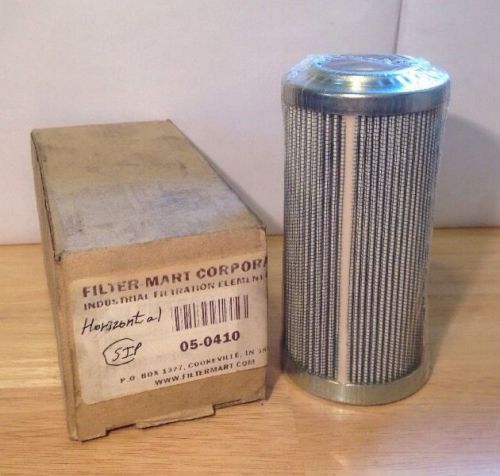 FILTER MART 05-0410 OEM #DHD160F10B Hydraulic Oil Filter Element New NOS