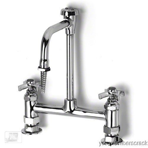 T&amp;s bl-5715-08 commercial medical ledge mixing faucet for sale