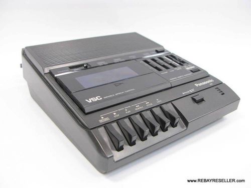 Panasonic RR-830 Cassette Transcriber Recorder BLACK