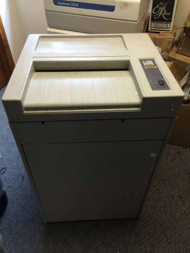 OFFICE SHREDDED BY GBC MODEL 6120S  IN GOOD CONDITION