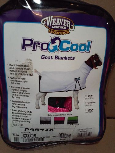 PRO - COOL Goat  Blanket &#034;HOT PINK&#034; Size M 40-60 lbs