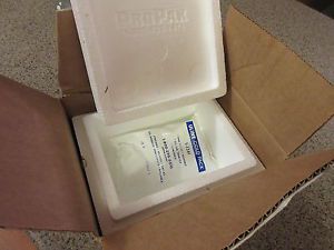5.5  by 7  by 8 Styrofoam Cooler in Shipping Box with Freezer Gel Pack