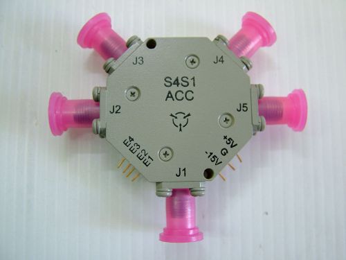 S4S1 PIN Diode Switch RF 2 - 4GHz Single Pole 4 Throw Absorptive Aeroflex
