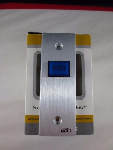 RCI Rutherford Aluminum Exit Push Button