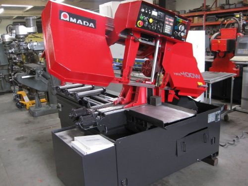 1994 amada hfa-400w fully automatic 16&#034; cap horizontal bandsaw saw. video! for sale