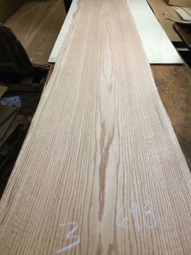 Wood Red Oak   108x19  total  3 pcs RAW VENEER N698..