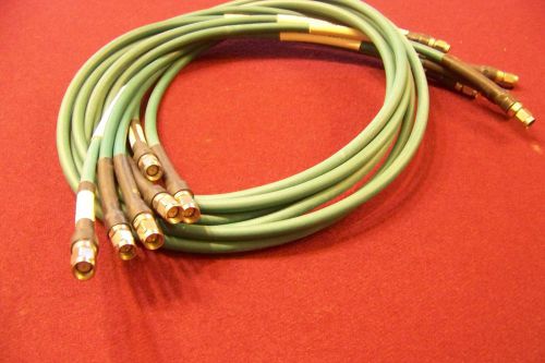 One Pair Uniflex 35&#034; SMA male test cables Mode free to 20GHz Loss 1.4dB @ 20ghz.