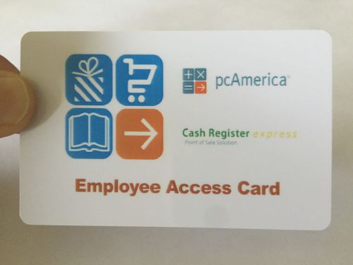 pcAmerica Magnetic Swipe Employee Access Card New FREE SHIPPING 10 Cards CRE/PRE
