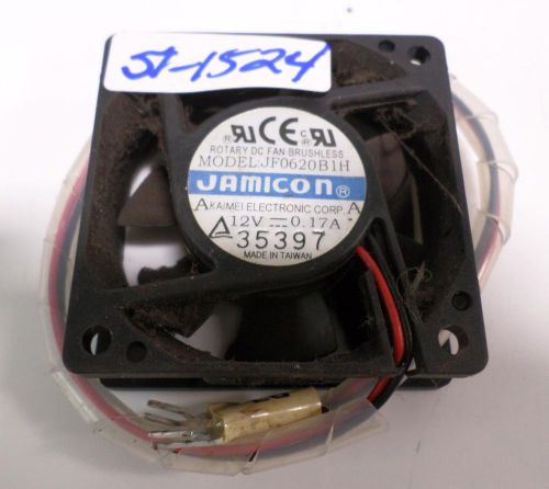 JAMICON 12V 0.17A ROTARY DC BRUSHLESS FAN JF0620B1H