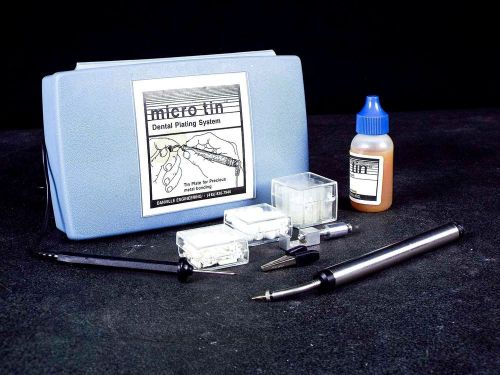 Danville MicroTin Dental Lab Electroplating Kit for Resin Bond Enhancement