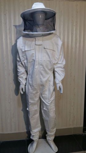 Professional Heavy Duty Beekeeping Round Veil Suit
