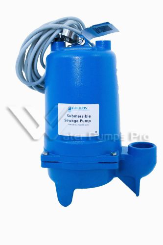 Ws0311b goulds 1/3 hp 115 volts submersible sewage pump single phase for sale