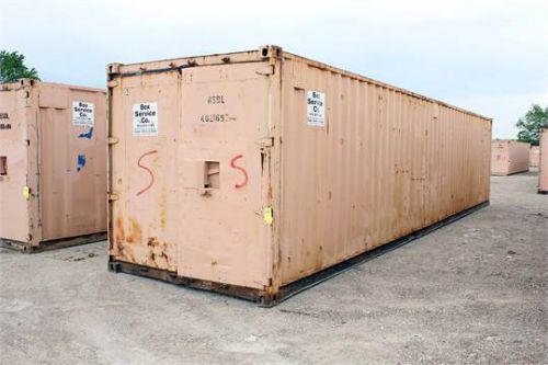 40&#039; Steel Shipping Storage Container Unit 185