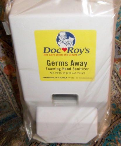 HAND SANITIZER DISPENSER BY DR ROY GERMS AWAY FOAMING HAND SANITIZER