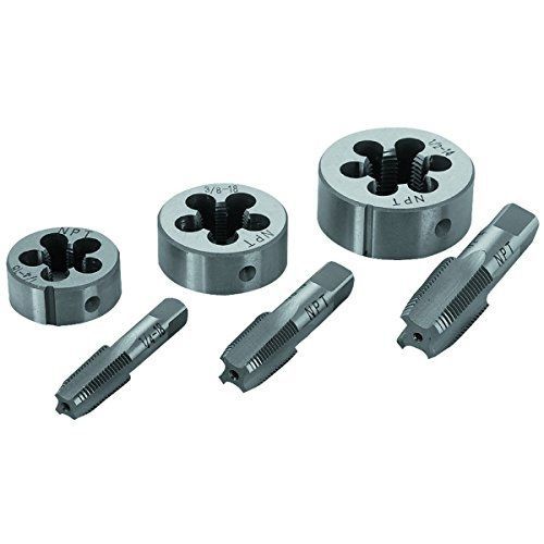 6 piece pipe tap &amp; die set for sale