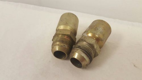 (2) Parker Hydraulic fittings P/N 10343-12-8
