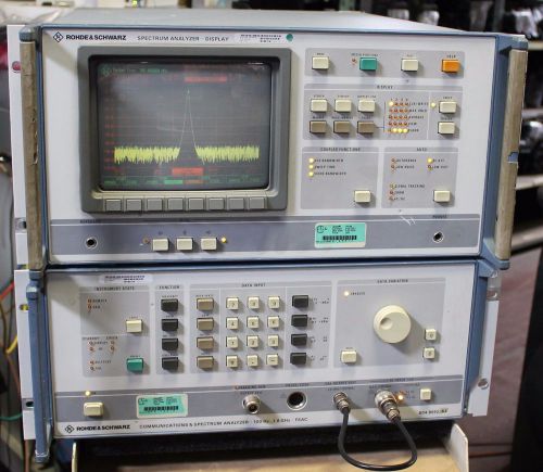 Rohde &amp; Schwarz FSAC 100Hz to 1.8GHz Spectrum Analyzer w/ Display 804.8610.52
