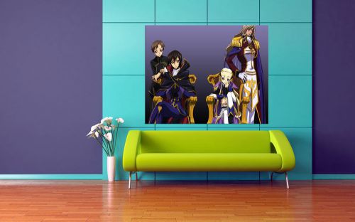 Anime,Wall Art,Canvas Print,Code Geass,HD,Decal,Banner