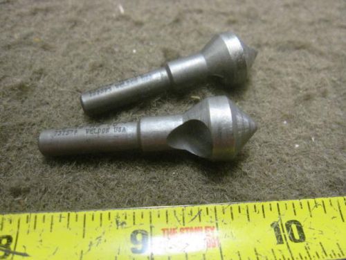 2 PC LOT WELDON HSS 90° WITH QUICK RELEASE COUNTERSINK AIRCRAFT TOOLS