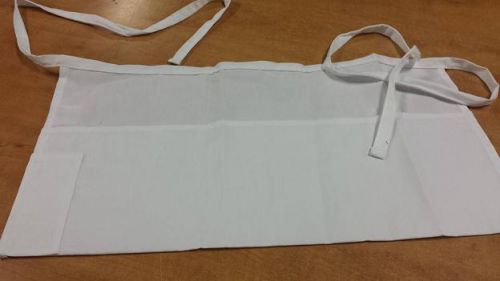 UPDATE WHITE 4 POCKET WAIST APRON WAP-WH  NEW IN SEALED PACKAGE! FREE SHIPPING!!