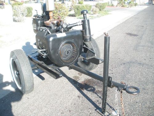 Gorman rupp 4&#034; towable pump with wisconsin vh4d engine for sale