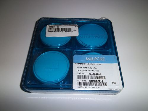 Filters millipore, falp, 1.0um 47mm 100ct nib, ptfe hdpe, fluoropore falp04700 for sale