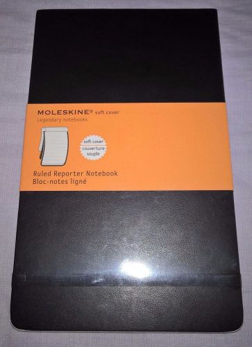Moleskine Reporter Notebook FREE SHIPPING Soft Cover 192 pag 13x21cm (5x8.25&#039;&#039;)